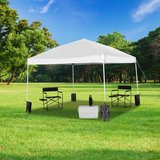 10’x10’ White Pop Up Event Straight Leg Canopy Tent