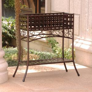 Mandalay Iron Rectangular Plant Stand - Sturdy and Stylish