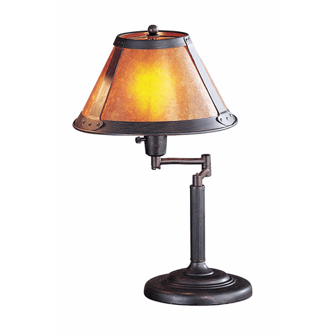 15" Height Metal Desk Lamp in Rust - WhatYouNeedSales