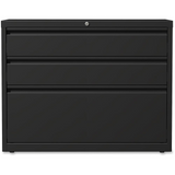 Lorell 36" Lateral File Cabinet - 3-Drawer - Hanging Rail, Locking Drawer, Ball-bearing Suspension