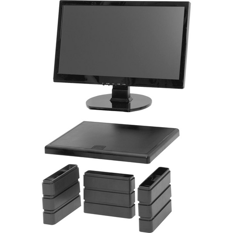 DAC Height Adjustable LCD/TFT Monitor Riser - Ergonomic Stand for Comfortable Viewing