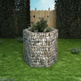 vidaXL Hexagonal Gabion Raised Bed 39.4"x35.4"x39.4" - Rustproof & Weather-Resistant