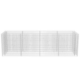 vidaXL Gabion Raised Bed Steel 141.7"x35.4"x39.4" - Create a Stylish Border for Your Garden