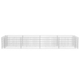 vidaXL Gabion Raised Bed Steel 141.7"x35.4"x19.7" - Create a Stylish Border for Your Garden or Patio