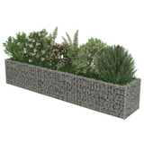 vidaXL Gabion Raised Bed Galvanized Steel 106.3"x19.7"x19.7"