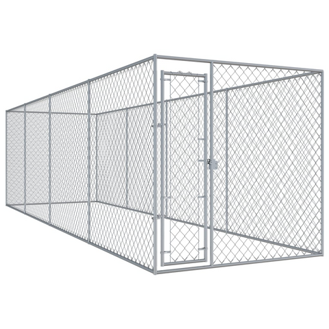 vidaXL Outdoor Dog Kennel 299.2"x75.6"x72.8" - Durable, Spacious, and Secure