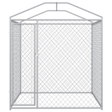 vidaXL Outdoor Dog Kennel with Canopy Top 78.7"x78.7"x88.6" | Safe and Spacious