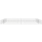 vidaXL Gabion Raised Bed Galvanized Steel 78.7"x39.4"x7.9"