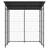 vidaXL Bicycle Shed 74.8"x74.8"x87.4" Steel Black - Sturdy and Durable Bike Shelter