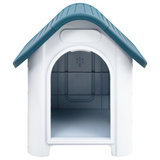 vidaXL Dog House Blue 23.2"x29.5"x26" Polypropylene - Comfortable Shelter for Your Beloved Pet