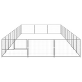 vidaXL Dog Playpen Silver - 322.9 ft² Steel | Outdoor Play Paradise for Your Dogs