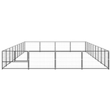 Shop the vidaXL Dog Playpen Black 387.5 ft² Steel - Your Dog's Perfect Outdoor Play Paradise