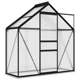 vidaXL Greenhouse Anthracite Aluminum 14.3 ft² | Protect Your Plants Year-Round