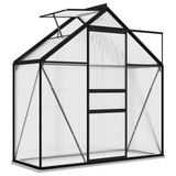 vidaXL Greenhouse Anthracite Aluminum 14.3 ft² | Protect Your Plants Year-Round