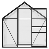 vidaXL Greenhouse Anthracite Aluminum 14.3 ft² | Protect Your Plants Year-Round