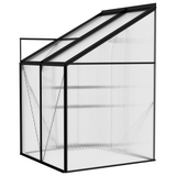 vidaXL Greenhouse Anthracite Aluminum 91.5 ft³