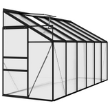 vidaXL Greenhouse Anthracite Aluminum 262.7 ft³ | Spacious and Sturdy