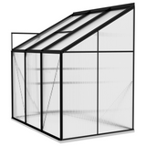 vidaXL Greenhouse Anthracite Aluminum 140.1 ft³ - Protect and Grow Your Plants