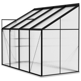 vidaXL Greenhouse Anthracite Aluminum 185 ft³ - Protect Your Plants in Style