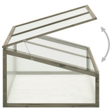 vidaXL Greenhouse 39.4"x25.6"x15.7" Firwood - Protect Your Plants Year-Round