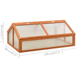 vidaXL Greenhouse 47.2"x31.5"x19.7" Firwood - Protect Your Plants in Style