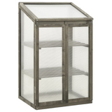 vidaXL Greenhouse 23.6"x17.7"x39.4" Firwood - Protect Your Plants in Style