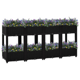 vidaXL Raised Bed 63"x15.7"x28" Polypropylene - Sturdy, Durable, and Spacious Planting Bed