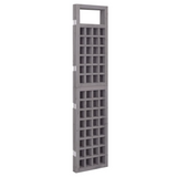 vidaXL 4-Panel Room Divider/Trellis Solid Fir Wood Gray 63.4"x70.9"