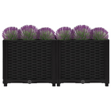 vidaXL Raised Bed 31.5"x15.7"x15" Polypropylene - Sturdy and Spacious Garden Planter