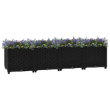 vidaXL Raised Bed 63"x15.7"x15" Polypropylene - Sturdy Garden Planter for Plants and Flowers