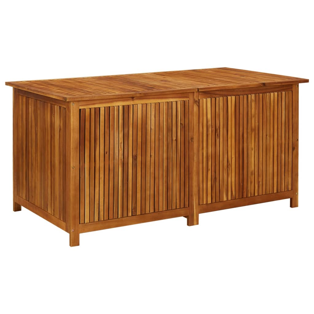 vidaXL Patio Storage Box 59.1"x31.5"x29.5" Solid Acacia Wood - Outdoor Storage Solution