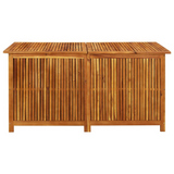 vidaXL Patio Storage Box 59.1"x31.5"x29.5" Solid Acacia Wood - Outdoor Storage Solution