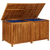 vidaXL Patio Storage Box 59.1"x31.5"x29.5" Solid Acacia Wood - Outdoor Storage Solution