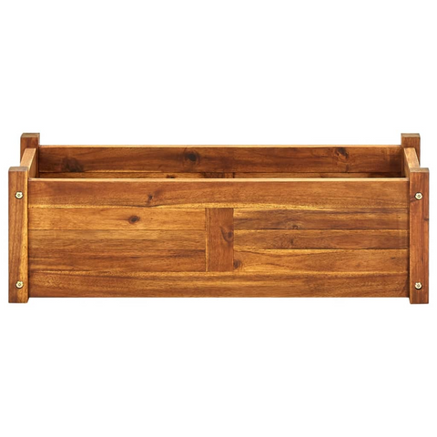 vidaXL Garden Raised Bed Acacia Wood 29.9"x10.9"x9.8" - Durable and Stylish