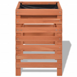 vidaXL Planter 14.9"x14.1"x23.6" Wood - Stylish, Durable, and Space-Saving