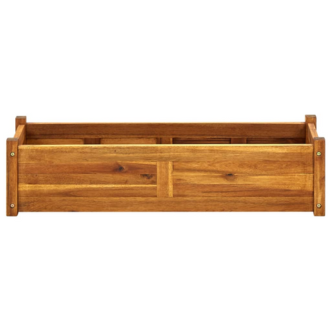 vidaXL Garden Raised Bed Acacia Wood 39.4"x11.8"x9.8"