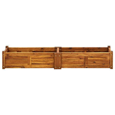 vidaXL Garden Raised Bed Acacia Wood 59"x11.8"x9.8"