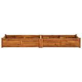 vidaXL Garden Raised Bed Acacia Wood 78.7"x19.7"x9.8" - Durable and Stylish