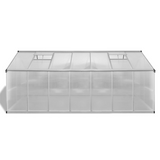 vidaXL Greenhouse Reinforced Aluminum 113.3 ft² - Protect Your Plants with this Spacious Greenhouse