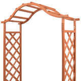 vidaXL Trellis Rose Arch with Planters - Enhance Your Outdoor Space