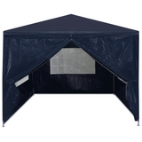 vidaXL Party Tent 9'10"x9'10" Blue - Outdoor Canopy for Events and Parties