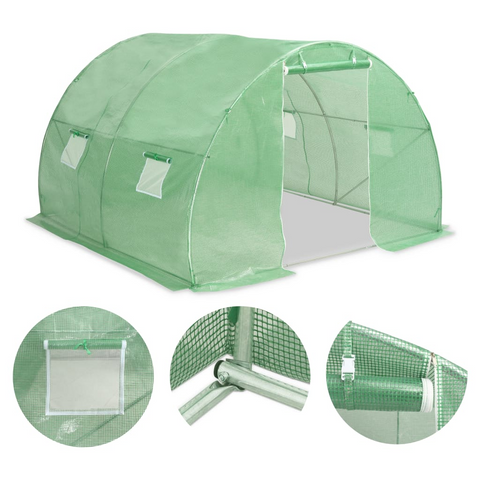 vidaXL Greenhouse 96.9 ft² 118.1"x118.1"x78.7" - Protect Your Plants and Maximize Your Harvest