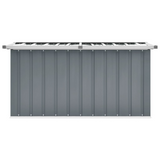 vidaXL Patio Storage Box Gray 50.8"x26.4"x25.6" - Spacious Garden Box for Outdoor Storage