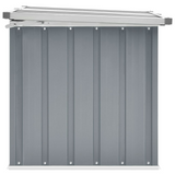 vidaXL Patio Storage Box Gray 50.8"x26.4"x25.6" - Spacious Garden Box for Outdoor Storage