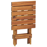 vidaXL Plant Stand 11.8"x11.8"x15" Solid Acacia Wood - Indoor and Outdoor Flower Display