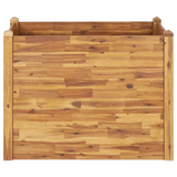 vidaXL Garden Raised Bed 43.3"x23.6"x33.1" Solid Acacia Wood - DIY Planters for Outdoor Gardens