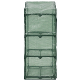 vidaXL 3-Tier Mini Greenhouse 27.2"x19.3"x49.2" - Extend Your Growing Season