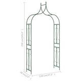 vidaXL Garden Arch Dark Green - Add Elegance to Your Garden