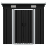 vidaXL Garden Shed Anthracite Steel - Durable Storage Solution