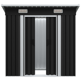 vidaXL Garden Shed Anthracite Steel - Durable Storage Solution